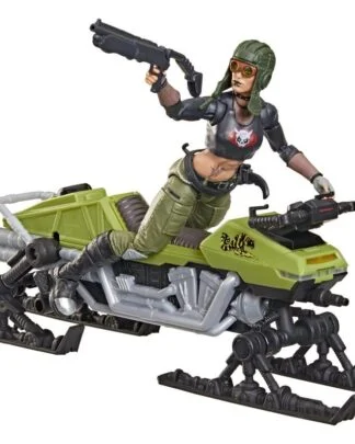 G.I. Joe Classified Series Actionfigur und Fahrzeugset #194 Zanya und Dreadnok Chameleon (Swamp Skier) 15 cm