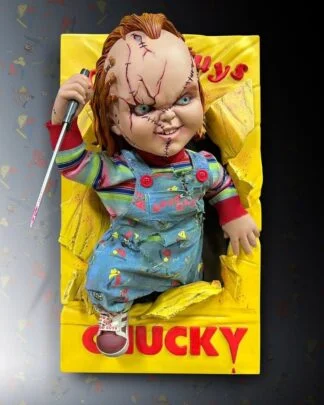 Chucky Wand-Skulptur 1/2 Bride of Chucky 22 x 23 x 38 cm