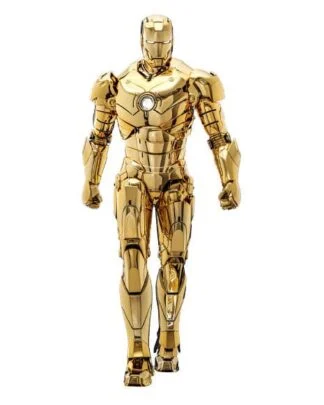 Iron Man Movie Masterpiece Diecast Actionfigur 1/6 Iron Man Mark III (Gold Color Version) Hot Toys Exclusive 33 cm