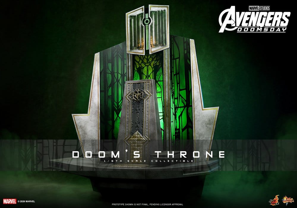 Avengers: Doomsday Movie Masterpiece Actionfiguren-Zubehör 1/6 Doom's Thron 33 cm – Bild 2