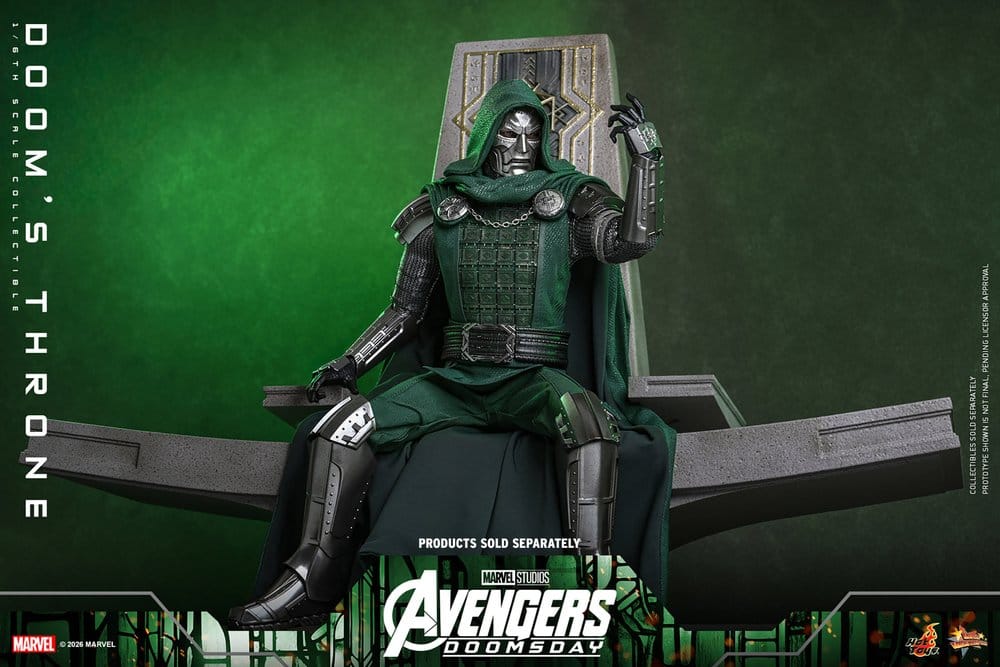 Avengers: Doomsday Movie Masterpiece Actionfiguren-Zubehör 1/6 Doom's Thron 33 cm – Bild 7