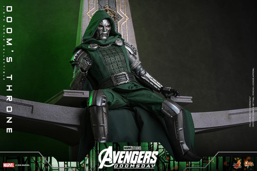 Avengers: Doomsday Movie Masterpiece Actionfiguren-Zubehör 1/6 Doom's Thron 33 cm – Bild 8