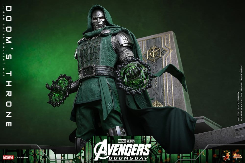 Avengers: Doomsday Movie Masterpiece Actionfiguren-Zubehör 1/6 Doom's Thron 33 cm – Bild 9