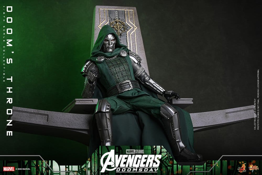 Avengers: Doomsday Movie Masterpiece Actionfiguren-Zubehör 1/6 Doom's Thron 33 cm – Bild 11