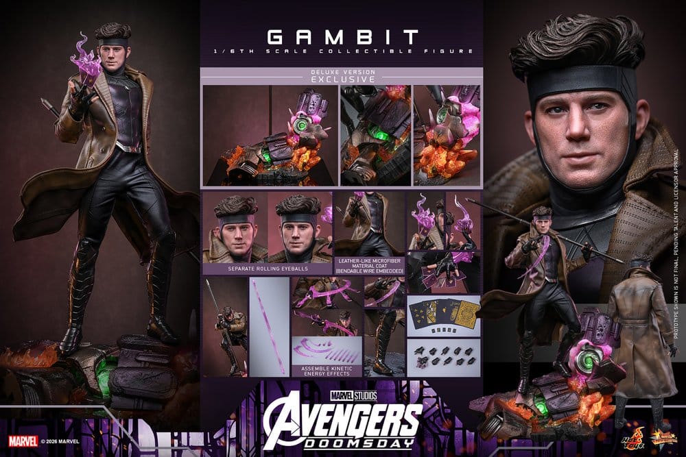 Avengers: Doomsday Movie Masterpiece Actionfigur 1/6 Gambit (Deluxe Version) 31 cm – Bild 25