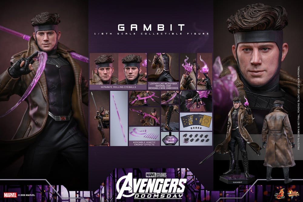 Avengers: Doomsday Movie Masterpiece Actionfigur 1/6 Gambit 31 cm – Bild 23