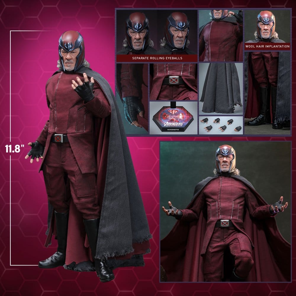 Avengers: Doomsday Movie Masterpiece Actionfigur 1/6 Magneto 30 cm – Bild 3