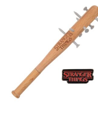 Stranger Things Stachelige Schlägerkugelschreiber & Stranger Things Anstecknadel