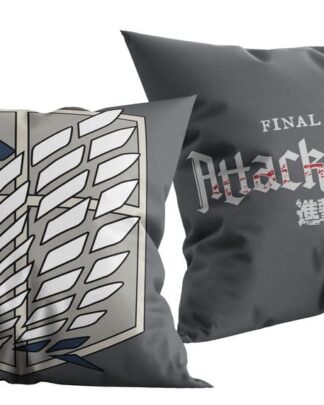 Attack on Titan (Final Season) Dekokissen Grau 40x40 cm