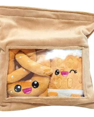 Yummis Together Plüschfiguren 2er-pack Brezel & Bier in Take Away Bag 21 cm