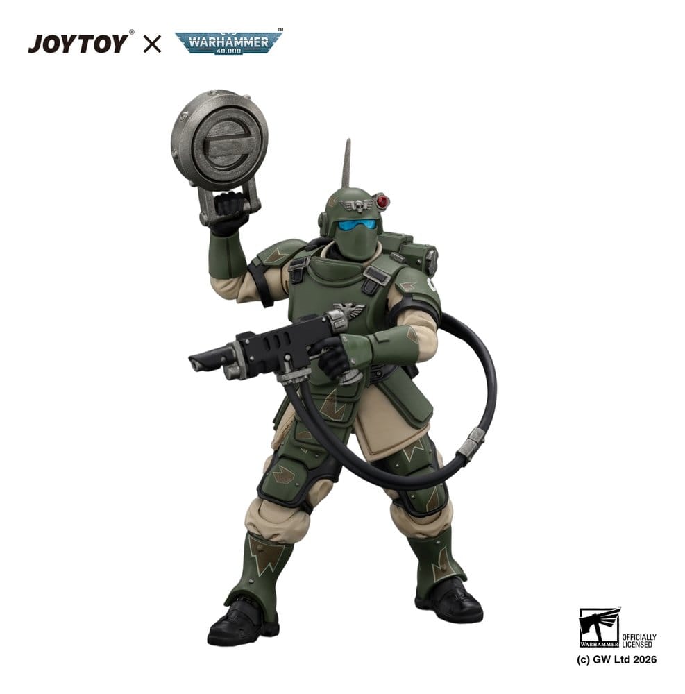 Warhammer Actionfigur Astra Militarum Kasrkin 6 with Hot-shot Laspistol – Bild 4