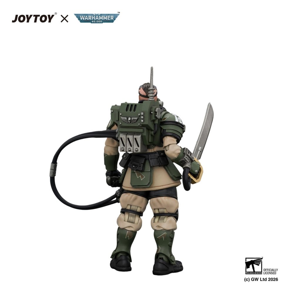 Warhammer Actionfigur Astra Militarum Kasrkin 7 with Hot-shot Laspistol and Power Sword – Bild 2