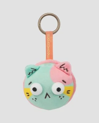 Meowcaron Plüsch Taschenanhänger Scared 7 cm