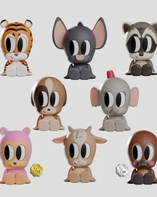 Tiny Shiny Hineys Minifiguren S1 7 cm Blind Box Display (6)