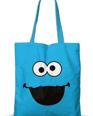 Sesamstraße FAN Einkaufstasche Cookie Monster Face
