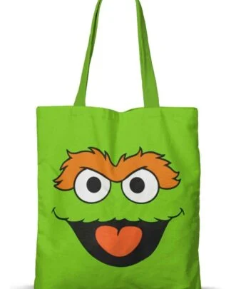 Sesamstraße FAN Einkaufstasche Oscar the Grouch Face