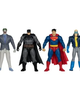 DC Direct Page Punchers Actionfiguren 4er-Pack Batman & Son of Batman & Superman & Joker 7 cm