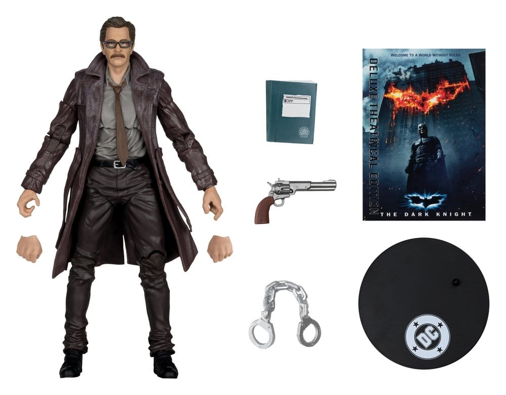 DC Multiverse Actionfigur Commissioner James Gordon (The Dark Knight Trilogy) Deluxe Theatrical Edition 18 cm – Bild 2