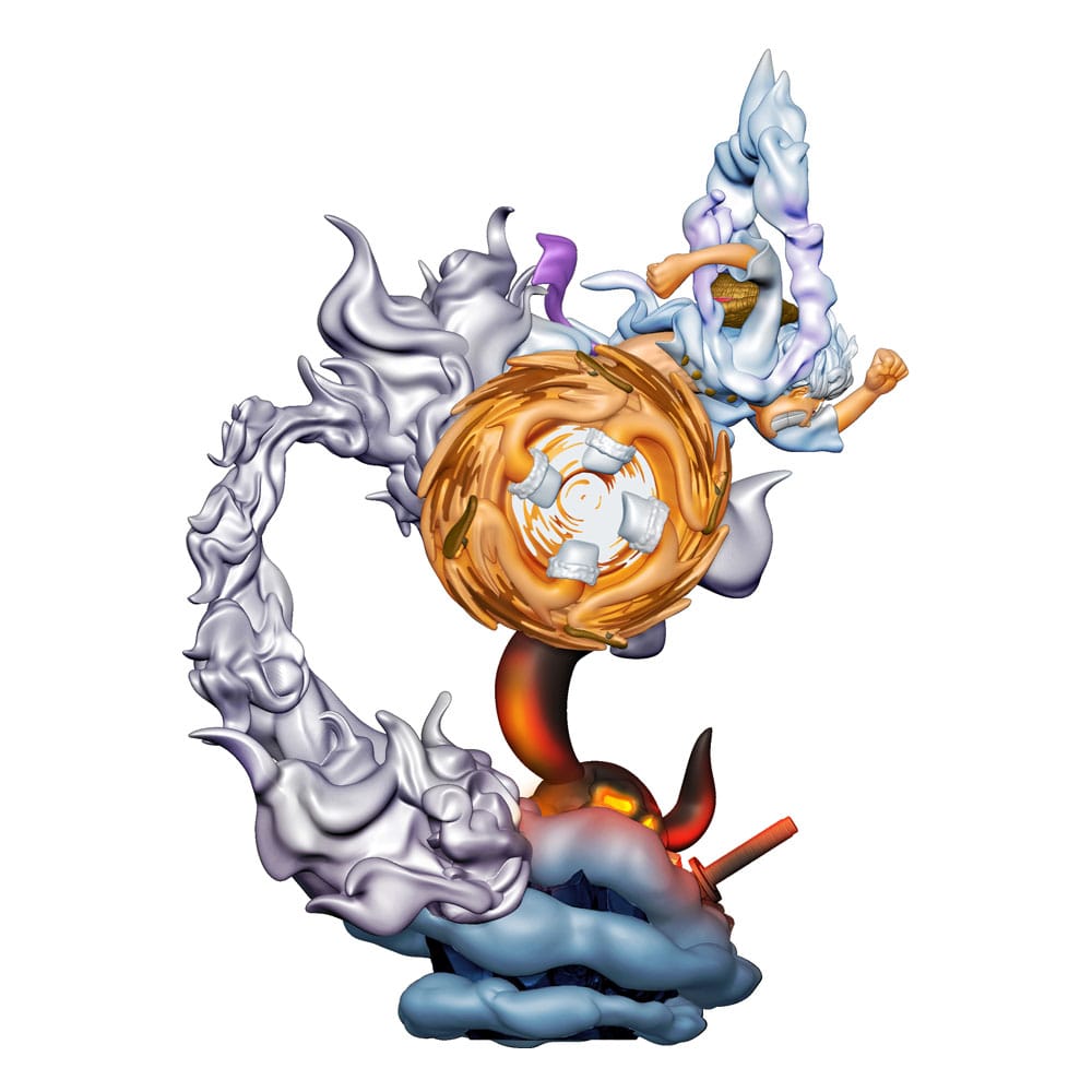 One Piece Petitrama PVC Mini-Statue Logbox Re Birth Gear Fifth Special Set 9 cm – Bild 5
