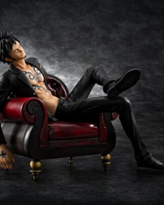 One Piece Portrait.Of.Pirates "S.O.C" PVC Figur Trafalgar Law Ver.R
