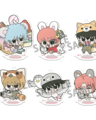Gintama Acryl Figuren Prince Hata & Animal Paradise 6 cm Display (6)