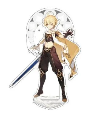 Genshin Impact Traveler Theme Series Character Acryl Figur Traveler Aether 14 cm
