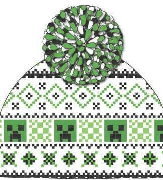 Minecraft Pom-Pom Beanie