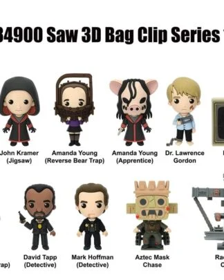 Saw 3D PVC-Taschenanhänger Serie 1 Blind Bag Display (24)