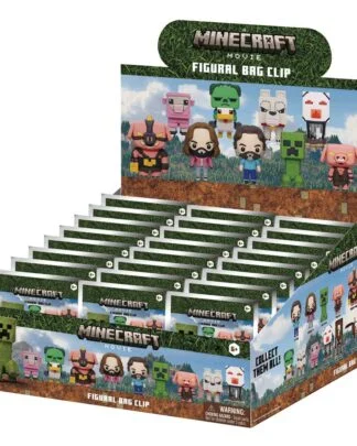 Minecraft 3D PVC-Taschenanhänger Serie 1 Display (24)