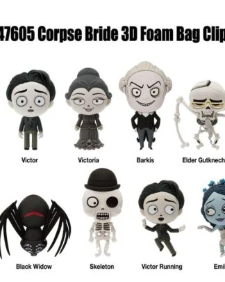 Corpse Bride – Hochzeit mit einer Leiche 3D PVC-Taschenanhänger Serie 1 Blind Bag Display (24)