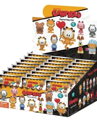 Garfield 3D PVC-Taschenanhänger Serie 1 Display (24)