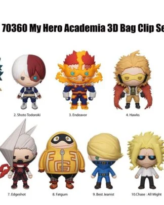 My Hero Academia 3D PVC-Taschenanhänger Serie 9 Blind Bag Display (24)