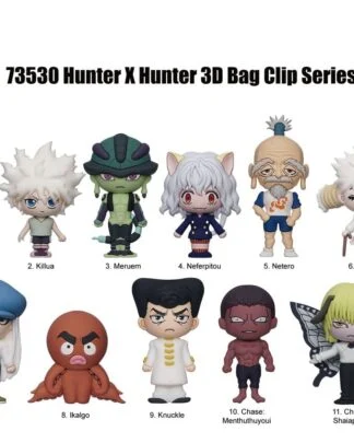 Hunter x Hunter 3D PVC-Taschenanhänger Serie 4 Blind Bag Display (24)