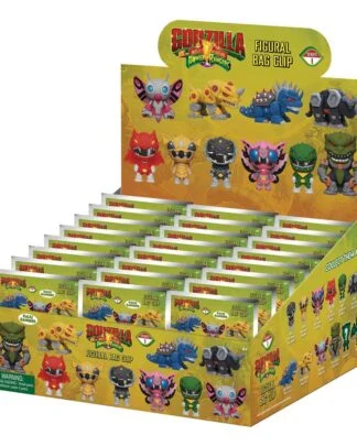 Godzilla vs. Power Rangers 3D PVC-Taschenanhänger Series 1 Display (24)