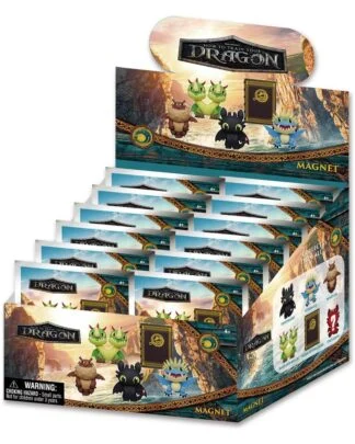 Drachenzähmen leicht gemacht Magnete Blind Pack Series 1 Display (12)