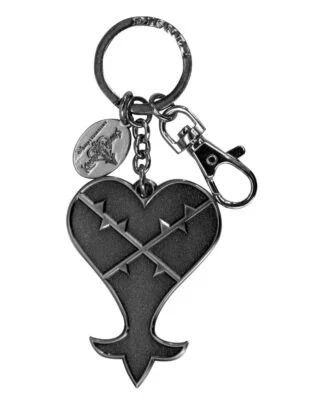 Kingdom Hearts Metall-Schlüsselanhänger Heartless Logo