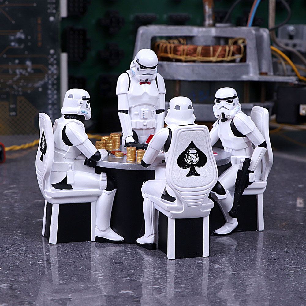 Star Wars Diorama Stormtrooper Poker Face 18 cm – Bild 7