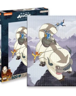 Avatar Der Herr der Elemente Puzzle Appa and Gang (500 Teile)