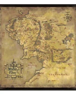 Herr der Ringe Puzzle Middle Earth (1000 Teile)