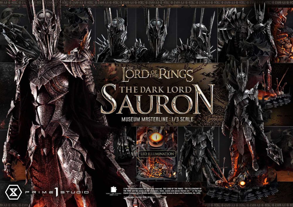 Herr der Ringe Museum Masterline Series Statue 1/3 The Dark Lord Sauron Bonus Version 117 cm – Bild 10