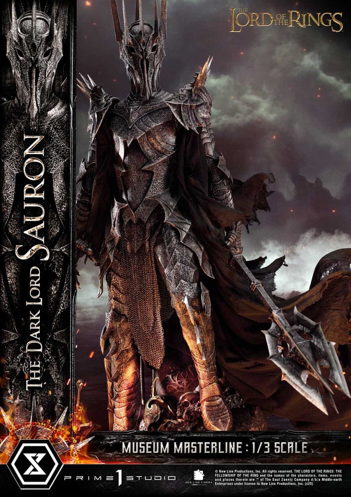 Herr der Ringe Museum Masterline Series Statue 1/3 The Dark Lord Sauron Bonus Version 117 cm – Bild 24
