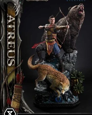 God of War: Ragnarok Real Elite Masterline Statue 1/3 Atreus Deluxe Version 96 cm