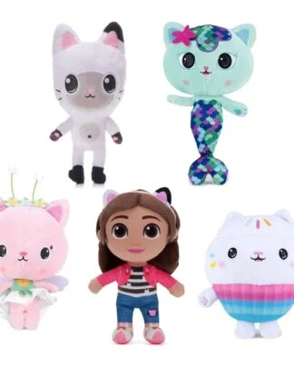 Gabby's Dollhouse Plüschfiguren Set Charaktere 18 cm Sortiment (24)