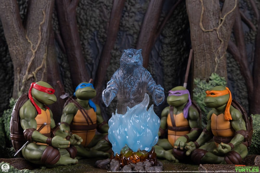 Teenage Mutant Ninja Turtles (Movie Moments) Mini Scale Diorama Splinter's Spirit 36 cm – Bild 17