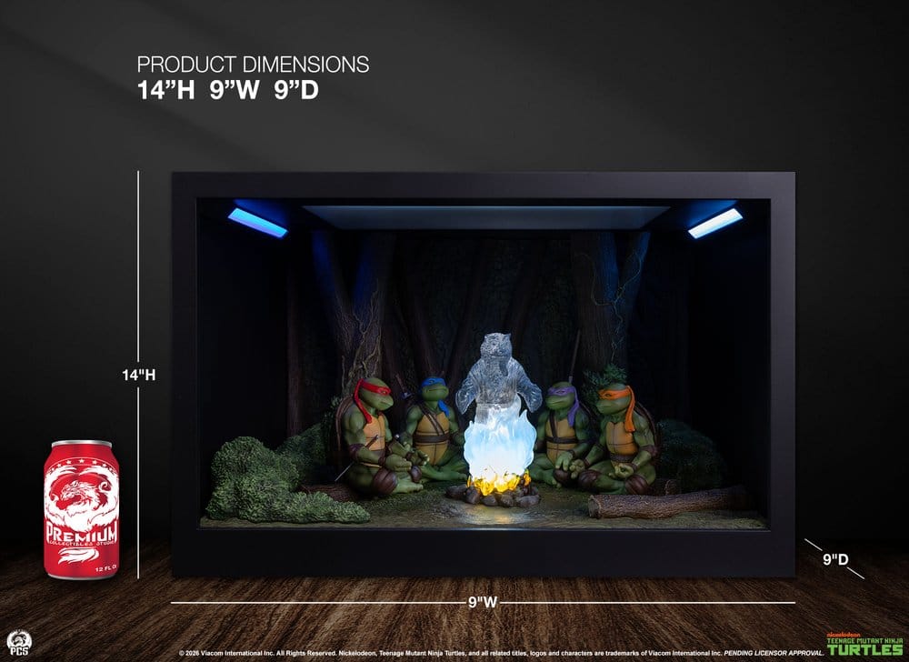 Teenage Mutant Ninja Turtles (Movie Moments) Mini Scale Diorama Splinter's Spirit 36 cm – Bild 18