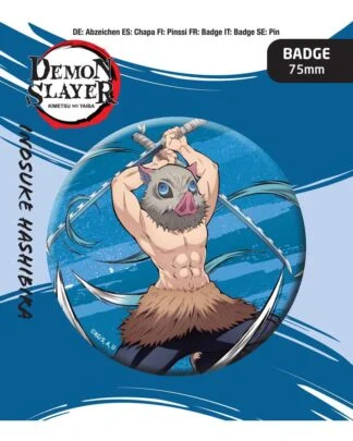 Demon Slayer: Kimetsu no Yaiba Ansteck-Button Inosuke Hashibira