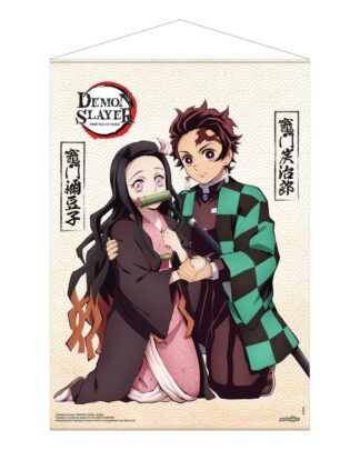 Demon Slayer: Kimetsu no Yaiba Wandrolle Tanjiro & Nezuko Kamado 50 x 70 cm