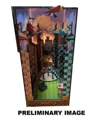 Harry Potter Tiny Adventures Book Nook Mini-Diorama Quidditchfeld 23 cm