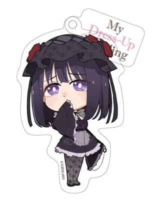 My Dress-Up Darling Acryl Schlüsselanhänger Marin Shizuku Cosplay Chibi Style 8 cm