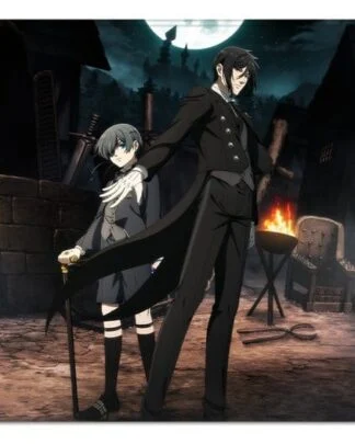 Black Butler: Emerald Witch Arc XXL Mauspad Sebastian & Ciel 80 x 40 cm